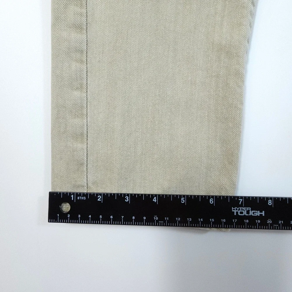 Y2K Abercrombie & Fitch‎ Jeans Mens 32x30 Tan Skinny Fit Streetwear Skate Denim